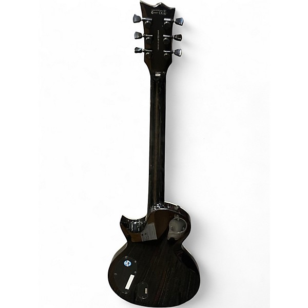Used ESP LTD EC1000 Deluxe Trans Black Solid Body Electric Guitar