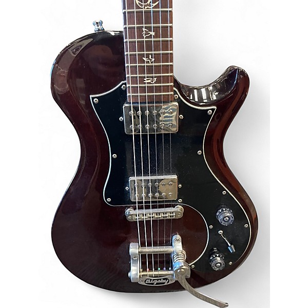 Used PRS S2 Starla Bigsby Dark Red Solid Body Electric Guitar