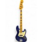 Used Fender American Ultra Jazz Bass Blue Electric Bass Guitar thumbnail
