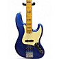 Used Fender American Ultra Jazz Bass Blue Electric Bass Guitar