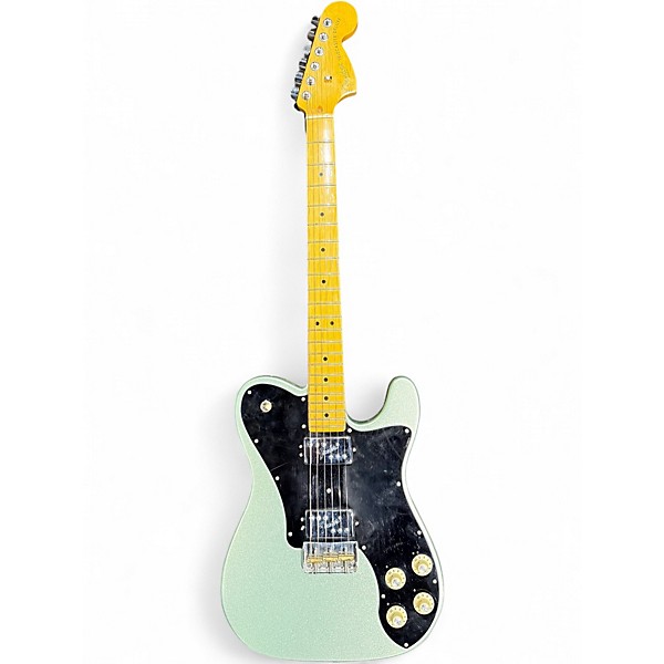 Used Fender American Professional Telecaster Metallic Green Solid Body Electric Guitar