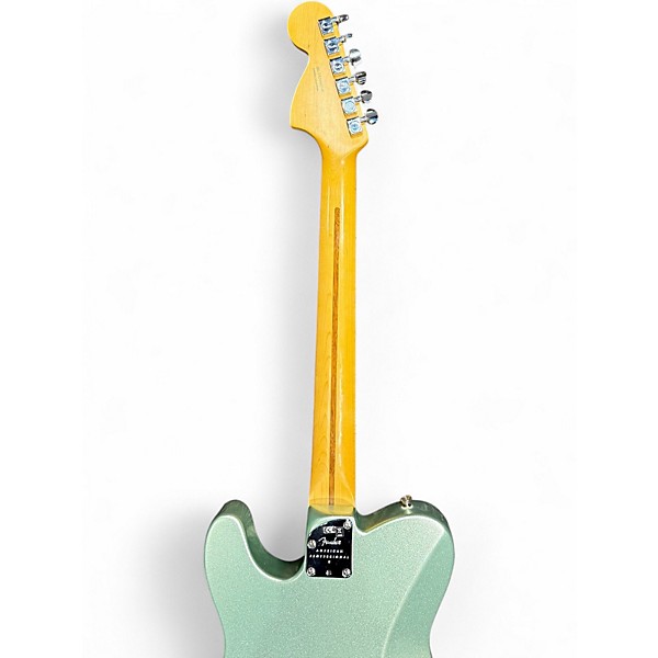 Used Fender American Professional Telecaster Metallic Green Solid Body Electric Guitar