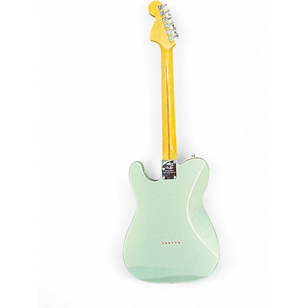 Used Fender American Professional Telecaster Metallic Green Solid Body Electric Guitar