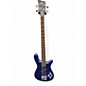 Used RockBass by Warwick Streamer 4XL Metallic Blue Electric Bass Guitar thumbnail