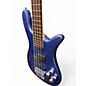 Used RockBass by Warwick Streamer 4XL Metallic Blue Electric Bass Guitar