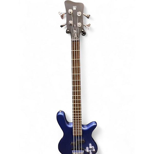 Used RockBass by Warwick Streamer 4XL Metallic Blue Electric Bass Guitar