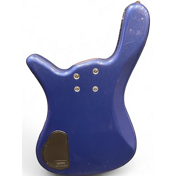 Used RockBass by Warwick Streamer 4XL Metallic Blue Electric Bass Guitar
