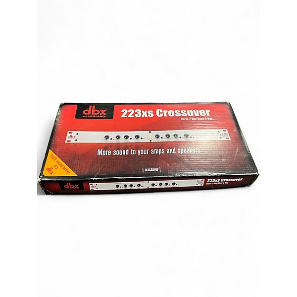 Used dbx 223XS Stereo 2-Way/Mono 3-Way Crossover