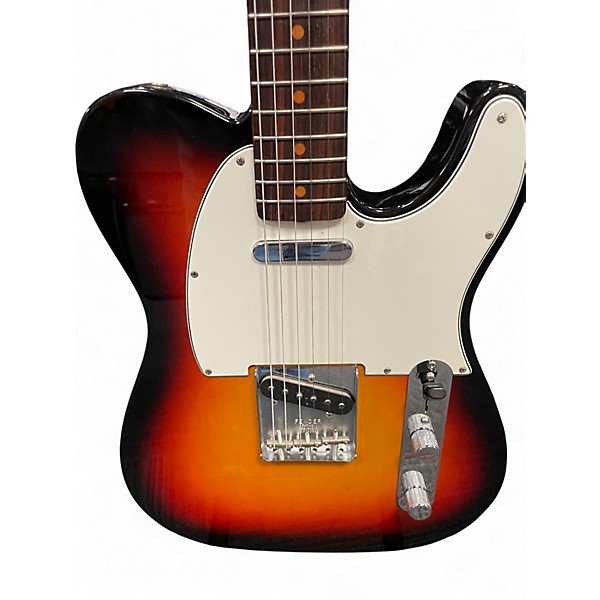 Used Fender AMERICAN VINTAGE 1963 TELECASTER 3 Color Sunburst Solid Body Electric Guitar