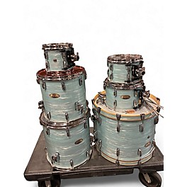 Used Pearl 6 Piece SESSON STUDIO SELECT ICE BLUE OYSTER Drum Kit
