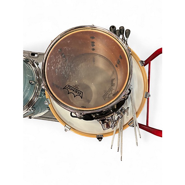 Used Pearl 6 Piece SESSON STUDIO SELECT ICE BLUE OYSTER Drum Kit