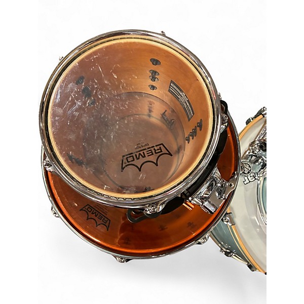 Used Pearl 6 Piece SESSON STUDIO SELECT ICE BLUE OYSTER Drum Kit