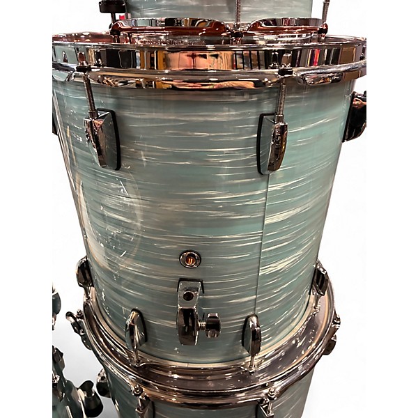 Used Pearl 6 Piece SESSON STUDIO SELECT ICE BLUE OYSTER Drum Kit
