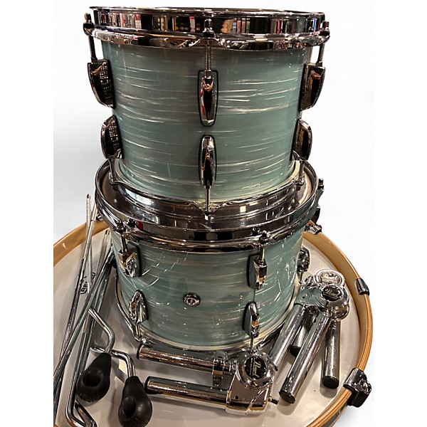 Used Pearl 6 Piece SESSON STUDIO SELECT ICE BLUE OYSTER Drum Kit