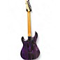 Used ESP LTD SN1000 Black And Purple Solid Body Electric Guitar