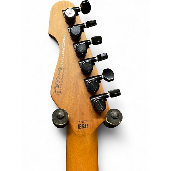 Used ESP LTD SN1000 Black And Purple Solid Body Electric Guitar