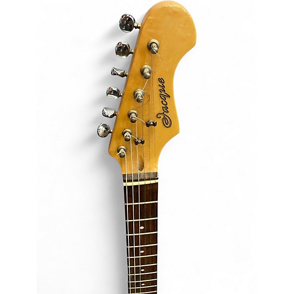 Used Jacque STRAT COPY Black Solid Body Electric Guitar