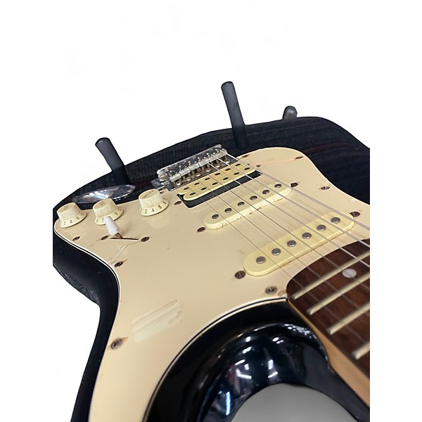 Used Jacque STRAT COPY Black Solid Body Electric Guitar