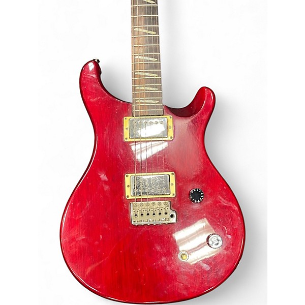 Used 2001 PRS Santana SE Wine Red Solid Body Electric Guitar