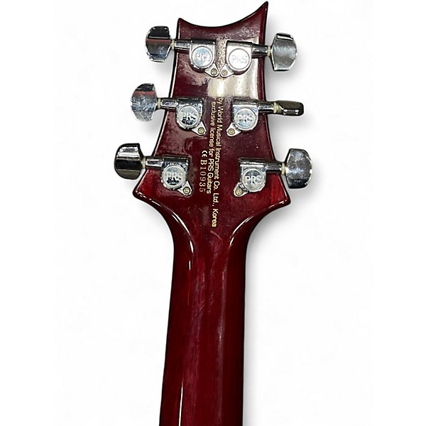 Used 2001 PRS Santana SE Wine Red Solid Body Electric Guitar