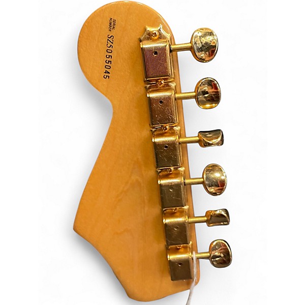 Used Fender Artist Series Stevie Ray Vaughan Stratocaster 3 Color Sunburst Solid Body Electric Guitar