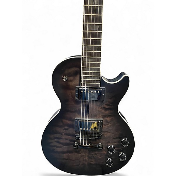 Used Gibson LES PAUL DARK KNIGHT TRANS EBONY Solid Body Electric Guitar