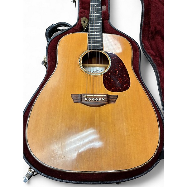 Used Pimental 6-m Dreadnought Natural Acoustic Electric Guitar