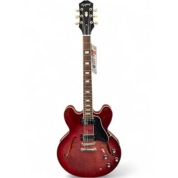 Used Epiphone ES335 IG Raspberry Burst Hollow Body Electric Guitar