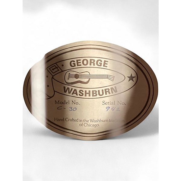 Used George Washburn C-30 Natural Classical Acoustic Guitar