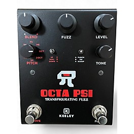 Used Keeley Octa Psi Transfigurating Fuzz Effect Pedal