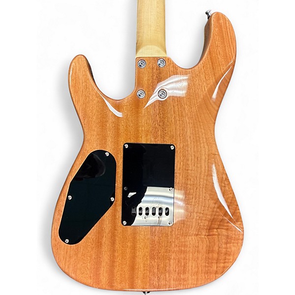 Used Sawtooth Natural Series Flamed Maple Trans Moss Burst Solid Body Electric Guitar