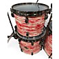 Used TAMA 5 Piece STARCLASSIC WALNUT/BIRCH RED/WHITE OYSTER Drum Kit