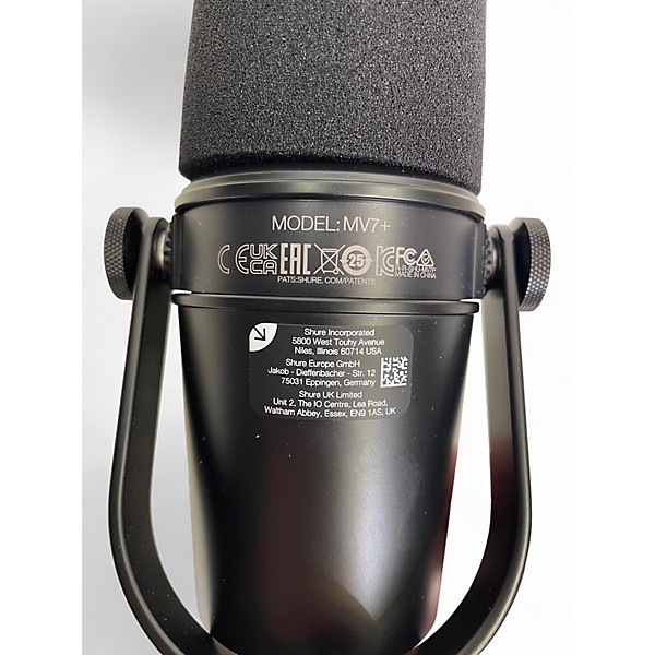 Used Shure mv7+ Dynamic Microphone