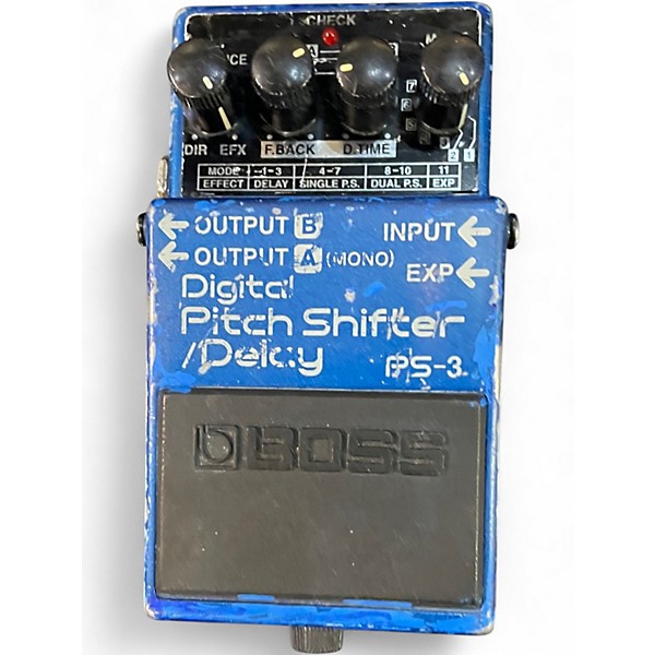 Used BOSS PS3 Digital Pitch Shifter Delay Effect Pedal