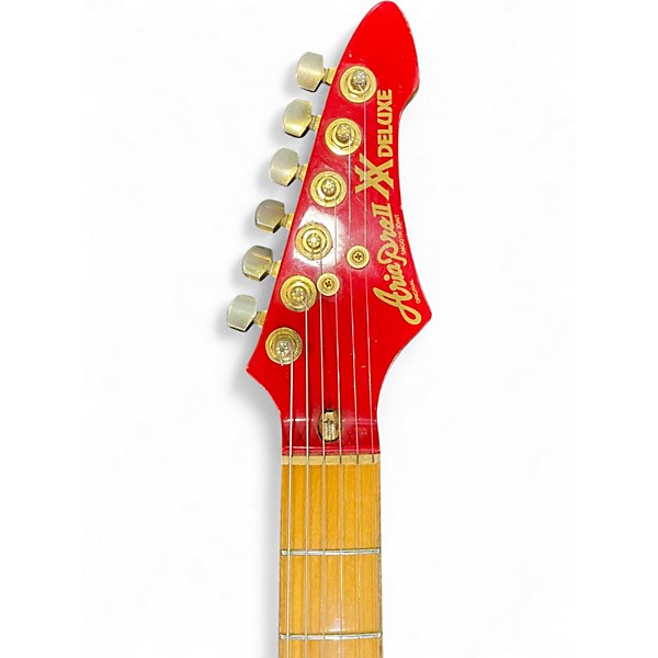 Used Aria Pro II XX Deluxe Red Solid Body Electric Guitar