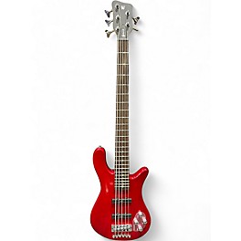 Used RockBass by Warwick Streamer LX-5 Red Electric Bass Guitar