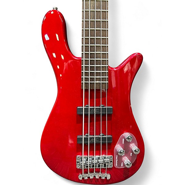 Used RockBass by Warwick Streamer LX-5 Red Electric Bass Guitar