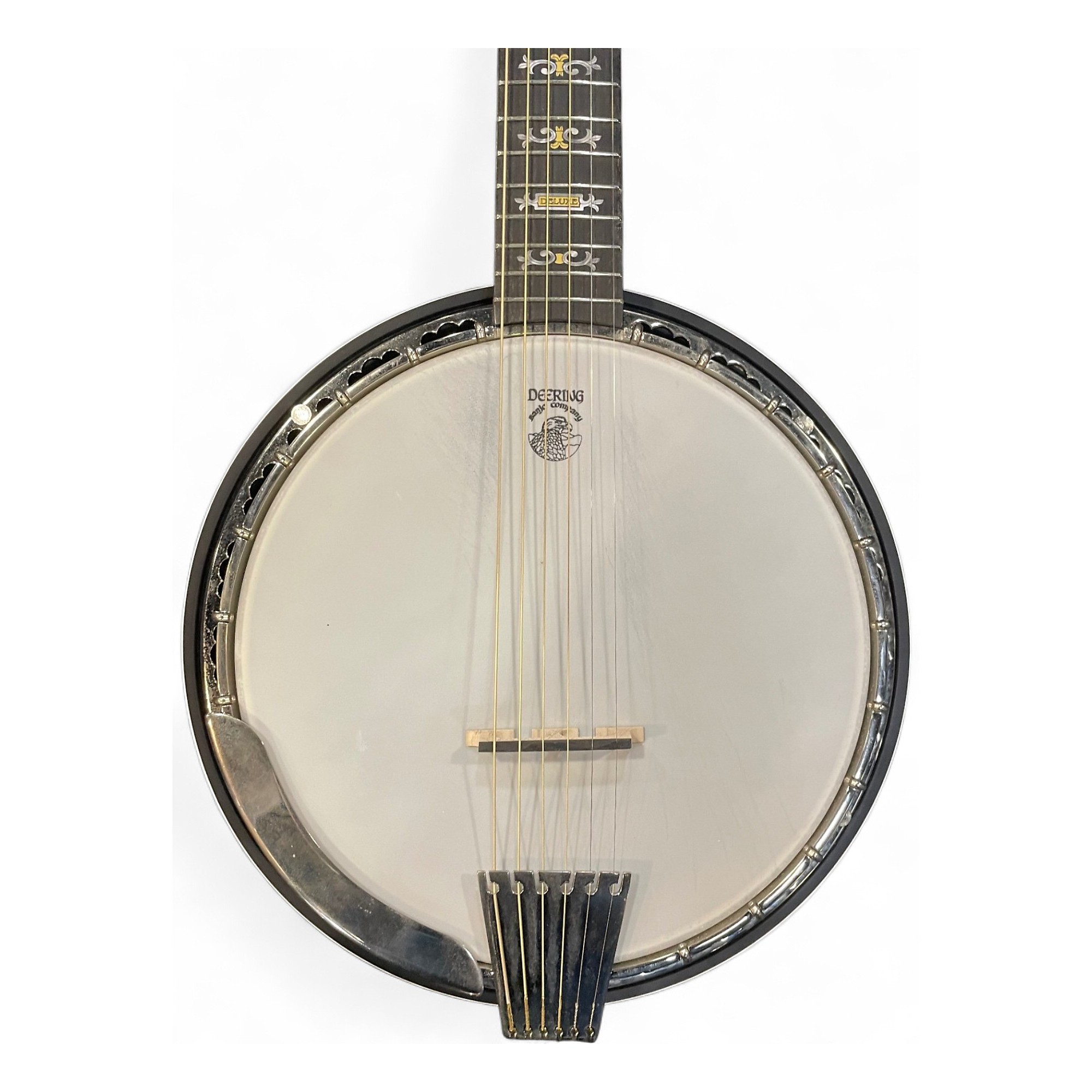 Used Deering Deluxe 6 String Natural Banjo Natural | Guitar Center