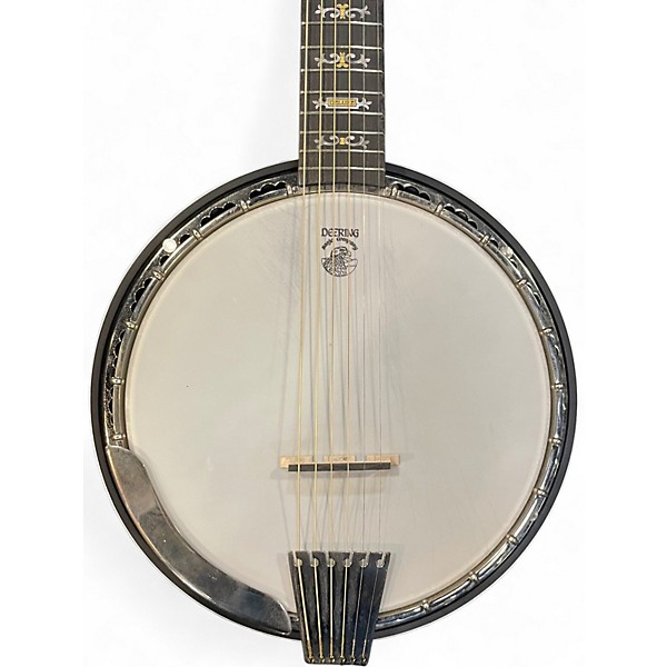 Used Deering Deluxe 6 String Natural Banjo