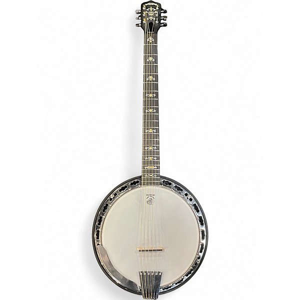 Used Deering Deluxe 6 String Natural Banjo