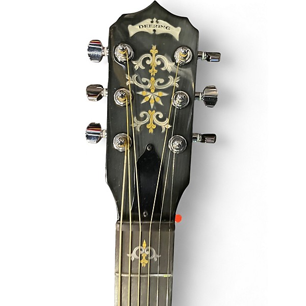 Used Deering Deluxe 6 String Natural Banjo