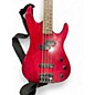 Used Samick PJ Red Electric Bass Guitar thumbnail
