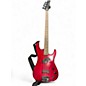 Used Samick PJ Red Electric Bass Guitar