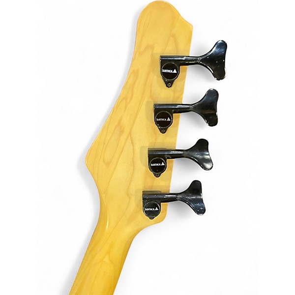 Used Samick PJ Red Electric Bass Guitar