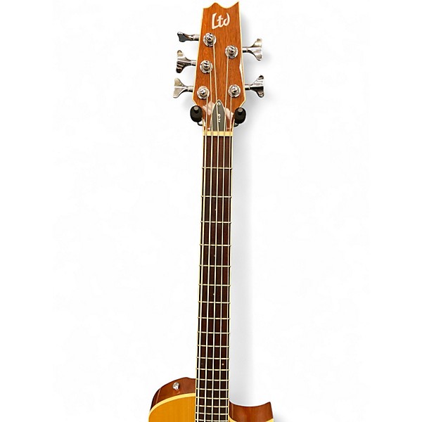 Used ESP LTD TL5 Natural Electric Bass Guitar