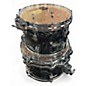 Used TAMA 4 Piece Starclassic Maple Duracover Wrap Charcoal Swirl Drum Kit