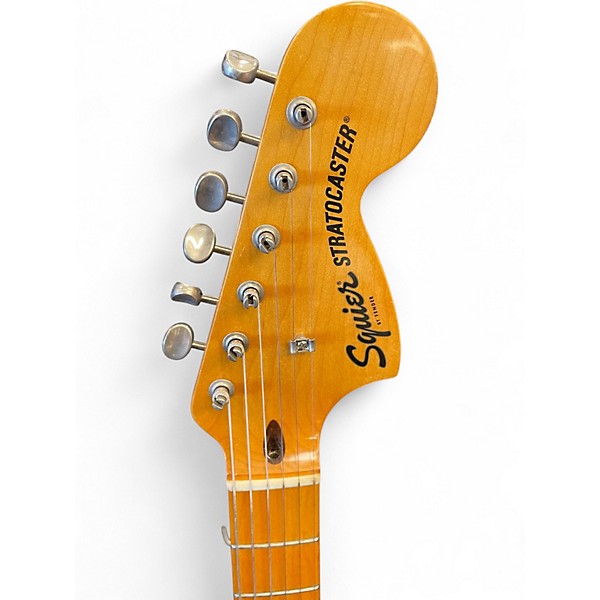 Used Squier Classic Vibe Stratocaster Black Solid Body Electric Guitar