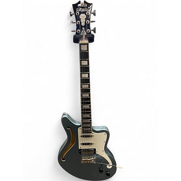 Used D'Angelico PREMIER BEDFORD SH Ice Blue Metallic Hollow Body Electric Guitar