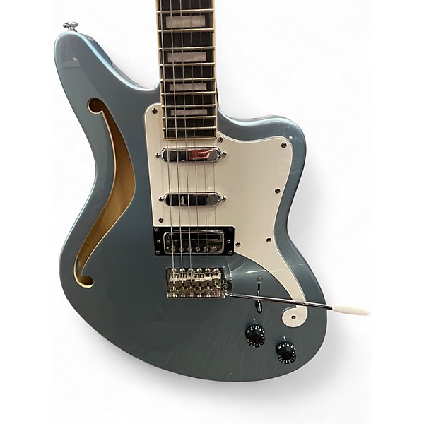 Used D'Angelico PREMIER BEDFORD SH Ice Blue Metallic Hollow Body Electric Guitar
