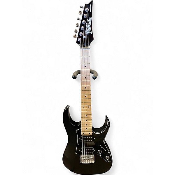 Used Ibanez GRGM21 MIKRO FLAT BLACK Solid Body Electric Guitar